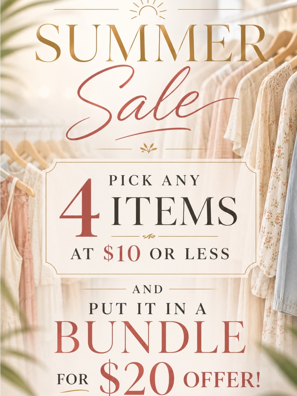 Summer Sale Clothing Bundle!